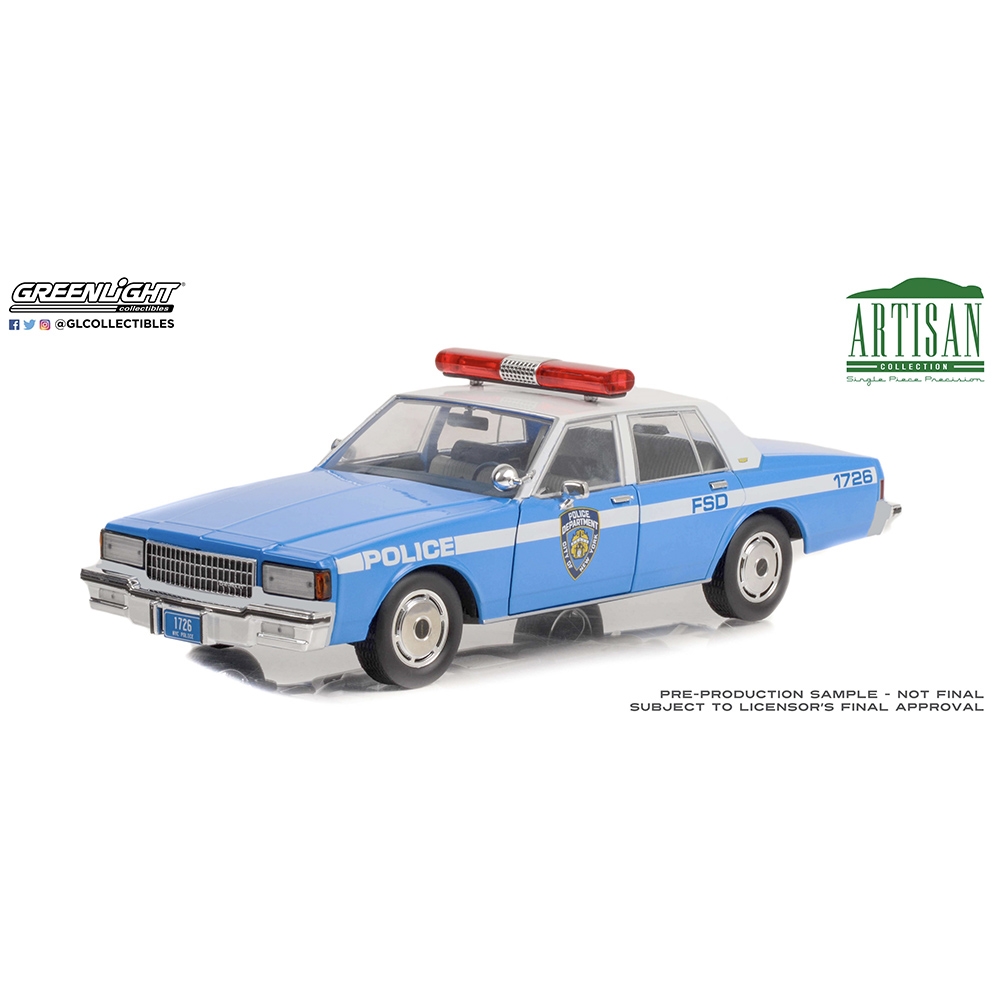 Bachmann Europe plc - 1990 Chevrolet Caprice NYPD - Artisan Collection